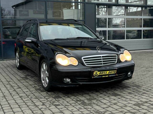 Черный Мерседес Ц-Класс, объемом двигателя 1.8 л и пробегом 294 тыс. км за 6200 $, фото 1 на Automoto.ua