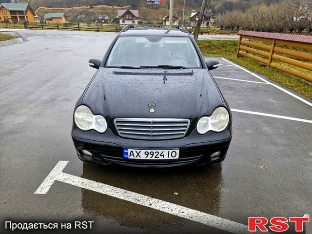 Чорний Мерседес Ц-Клас, об'ємом двигуна 1.8 л та пробігом 294 тис. км за 6200 $, фото 1 на Automoto.ua