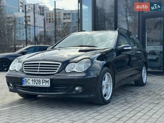 Черный Мерседес Ц-Класс, объемом двигателя 1.8 л и пробегом 258 тыс. км за 6700 $, фото 1 на Automoto.ua