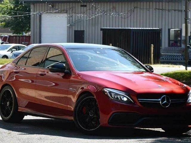 Червоний Мерседес Ц-Клас, об'ємом двигуна 4 л та пробігом 56 тис. км за 14200 $, фото 1 на Automoto.ua