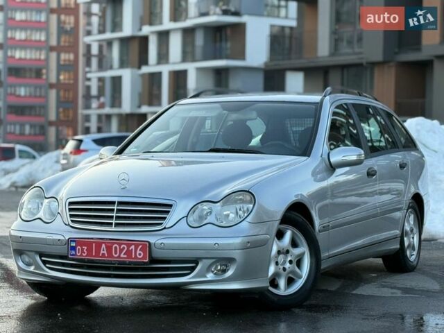 Сірий Мерседес Ц-Клас, об'ємом двигуна 1.8 л та пробігом 200 тис. км за 5950 $, фото 1 на Automoto.ua
