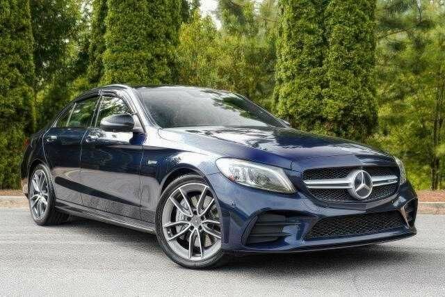 Синій Мерседес Ц-Клас, об'ємом двигуна 3 л та пробігом 45 тис. км за 9528 $, фото 1 на Automoto.ua