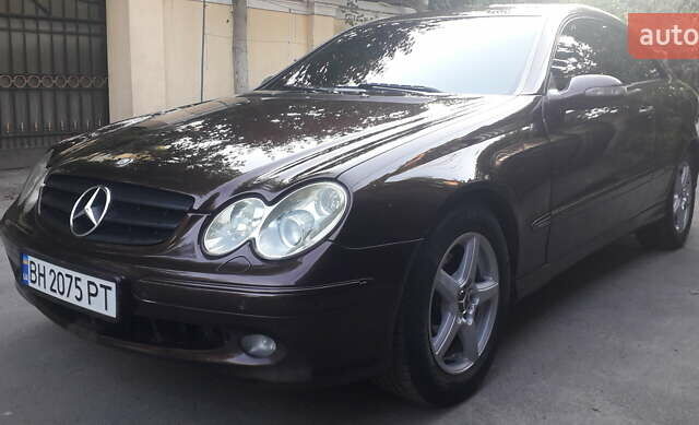Коричневый Мерседес ЦЛК-Класс, объемом двигателя 1.8 л и пробегом 180 тыс. км за 7500 $, фото 1 на Automoto.ua