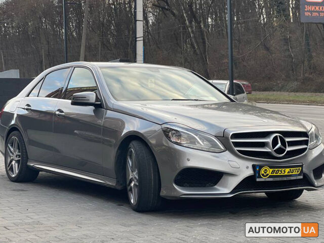 Сірий Мерседес E 200, об'ємом двигуна 2.2 л та пробігом 223 тис. км за 20600 $, фото 1 на Automoto.ua
