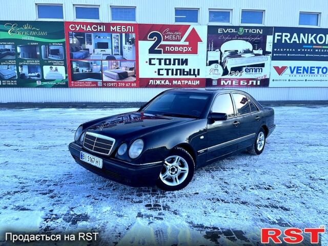 Чорний Мерседес Е-Клас, об'ємом двигуна 2.2 л та пробігом 580 тис. км за 3710 $, фото 1 на Automoto.ua