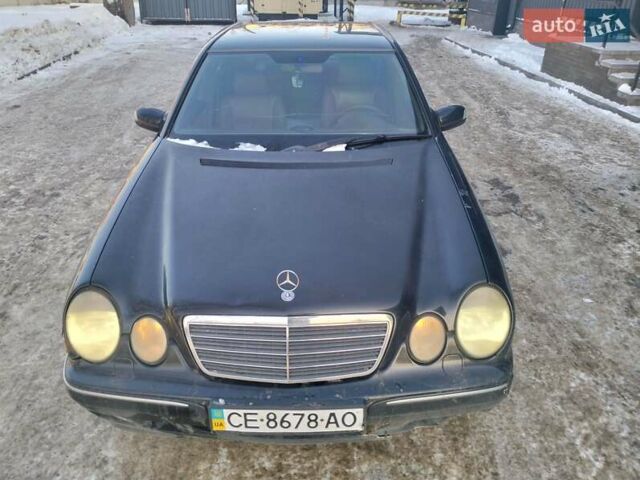 Черный Мерседес Е-Класс, объемом двигателя 3.2 л и пробегом 430 тыс. км за 1750 $, фото 1 на Automoto.ua