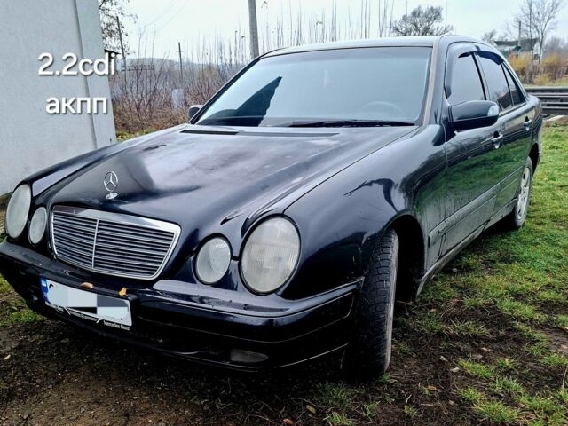 Черный Мерседес Е-Класс, объемом двигателя 2.2 л и пробегом 410 тыс. км за 2750 $, фото 1 на Automoto.ua