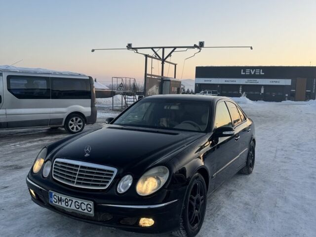 Черный Мерседес Е-Класс, объемом двигателя 2.2 л и пробегом 3 тыс. км за 3350 $, фото 1 на Automoto.ua