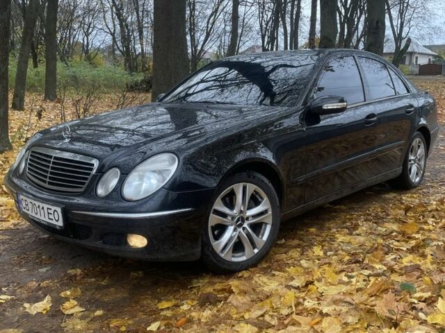Мерседес Е-Клас 2005 у Прилуках на Automoto.ua Чорний Мерседес Е-Клас, об'ємом двигуна 1.8 л та пробігом 395 тис. км за 6499 $, фото 1 на Automoto.ua