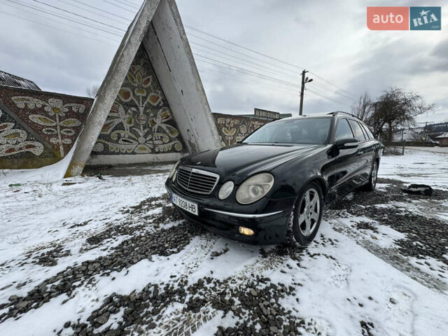 Черный Мерседес Е-Класс, объемом двигателя 3.22 л и пробегом 380 тыс. км за 4700 $, фото 1 на Automoto.ua