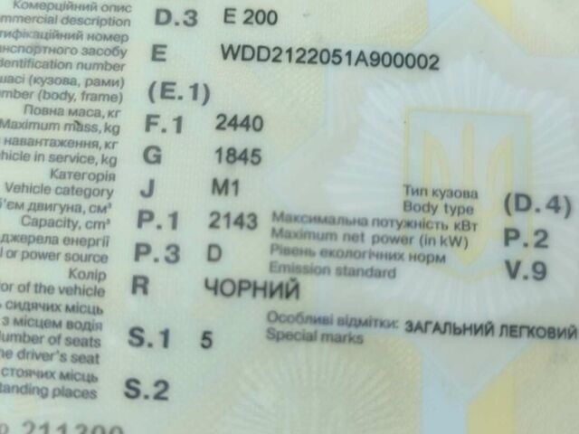 Чорний Мерседес Е-Клас, об'ємом двигуна 2.2 л та пробігом 204 тис. км за 14800 $, фото 1 на Automoto.ua