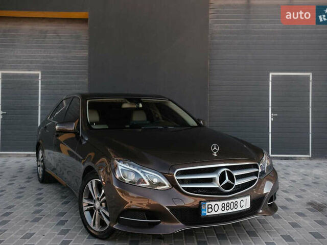 Мерседес Е-Клас 2013 у Тернополі на Automoto.ua Коричневий Мерседес Е-Клас, об'ємом двигуна 2.14 л та пробігом 222 тис. км за 20700 $, фото 1 на Automoto.ua