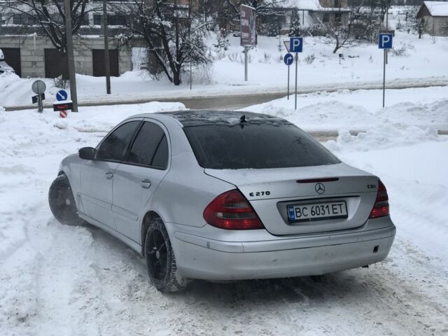 Серый Мерседес Е-Класс, объемом двигателя 2.7 л и пробегом 387 тыс. км за 2150 $, фото 1 на Automoto.ua