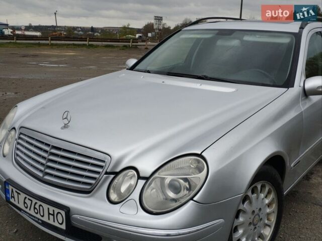 Серый Мерседес Е-Класс, объемом двигателя 2.2 л и пробегом 345 тыс. км за 8200 $, фото 1 на Automoto.ua