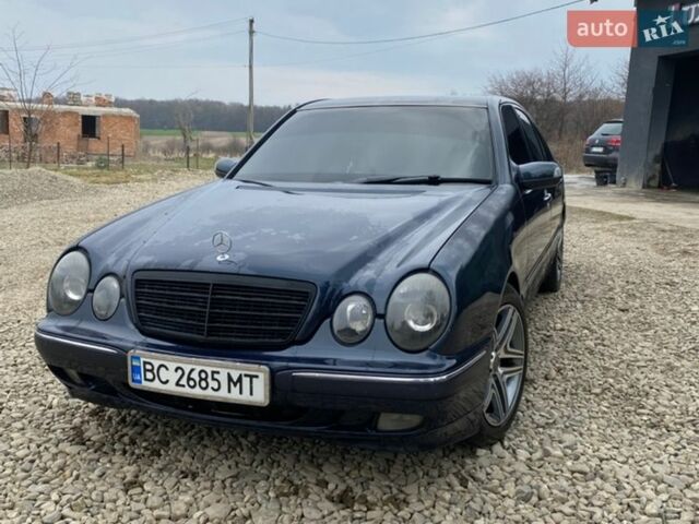 Синий Мерседес Е-Класс, объемом двигателя 2.7 л и пробегом 480 тыс. км за 4350 $, фото 1 на Automoto.ua