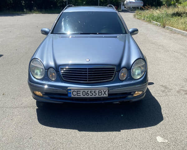 Синий Мерседес Е-Класс, объемом двигателя 3.22 л и пробегом 490 тыс. км за 6500 $, фото 1 на Automoto.ua