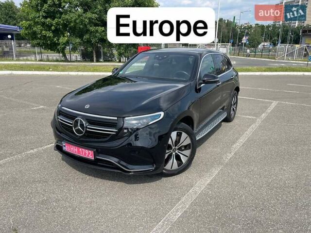 Черный Мерседес EQC, объемом двигателя 0 л и пробегом 32 тыс. км за 36500 $, фото 1 на Automoto.ua