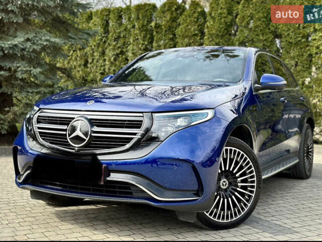 Синий Мерседес EQC, объемом двигателя 0 л и пробегом 64 тыс. км за 38000 $, фото 1 на Automoto.ua