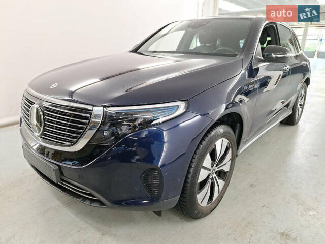 Синий Мерседес EQC, объемом двигателя 0 л и пробегом 44 тыс. км за 32900 $, фото 1 на Automoto.ua