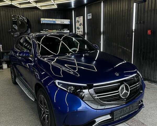 Синій Мерседес EQC, об'ємом двигуна 0 л та пробігом 46 тис. км за 40000 $, фото 1 на Automoto.ua