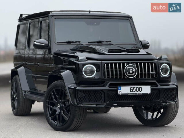 Черный Мерседес Г-Класс, объемом двигателя 5 л и пробегом 150 тыс. км за 39500 $, фото 1 на Automoto.ua