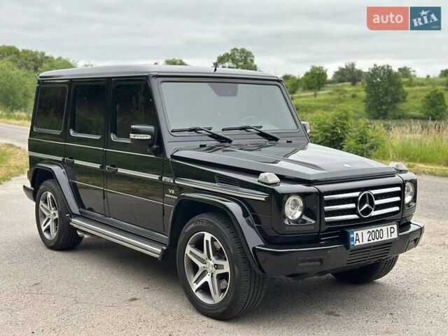 Черный Мерседес Г-Класс, объемом двигателя 5.5 л и пробегом 136 тыс. км за 42000 $, фото 1 на Automoto.ua