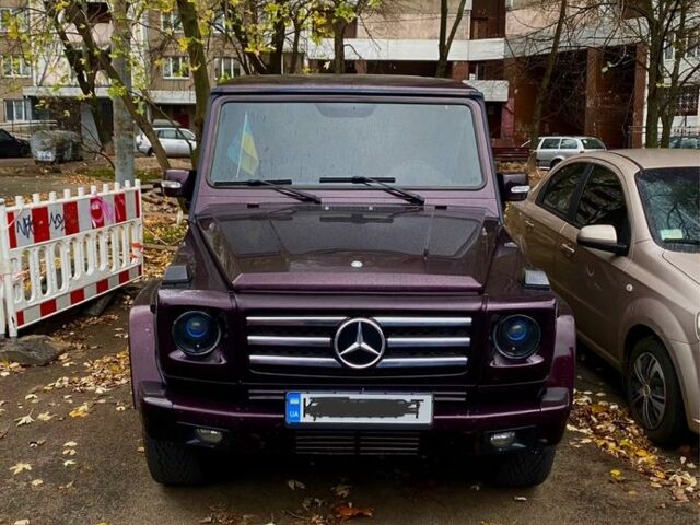 Фиолетовый Мерседес Г-Класс, объемом двигателя 5 л и пробегом 242 тыс. км за 18500 $, фото 1 на Automoto.ua