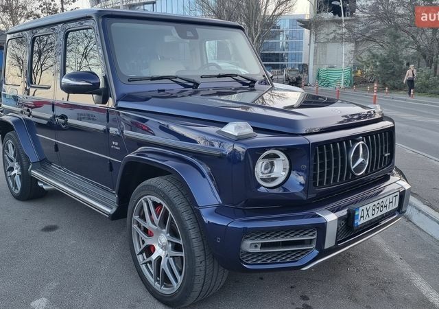 Синий Мерседес Г-Класс, объемом двигателя 3.98 л и пробегом 68 тыс. км за 138800 $, фото 1 на Automoto.ua