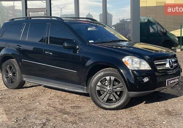 Черный Мерседес ГЛ-класс, объемом двигателя 4.66 л и пробегом 152 тыс. км за 11490 $, фото 1 на Automoto.ua