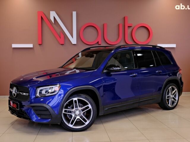 Синій Мерседес GLB, об'ємом двигуна 2 л та пробігом 77 тис. км за 34900 $, фото 1 на Automoto.ua