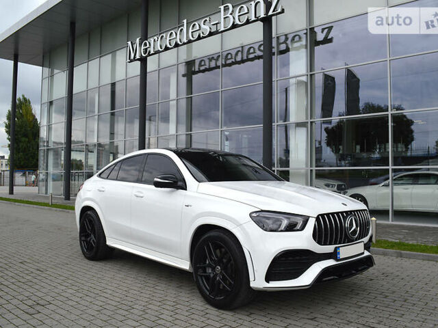 Белый Мерседес GLE 53 AMG, объемом двигателя 3 л и пробегом 7 тыс. км за 118500 $, фото 1 на Automoto.ua