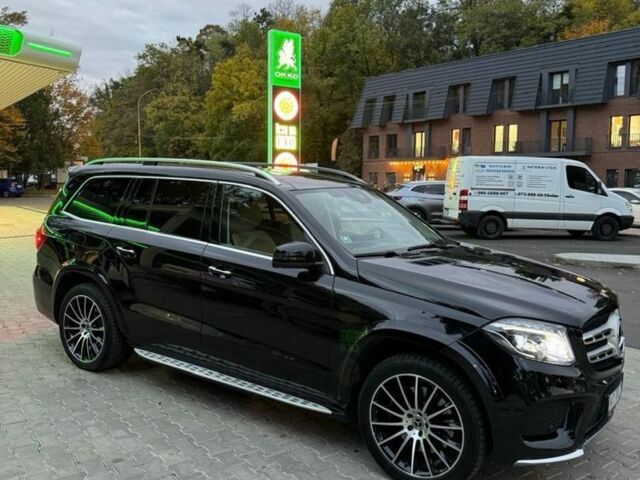 Черный Мерседес ГЛС 350, объемом двигателя 3 л и пробегом 209 тыс. км за 35800 $, фото 1 на Automoto.ua