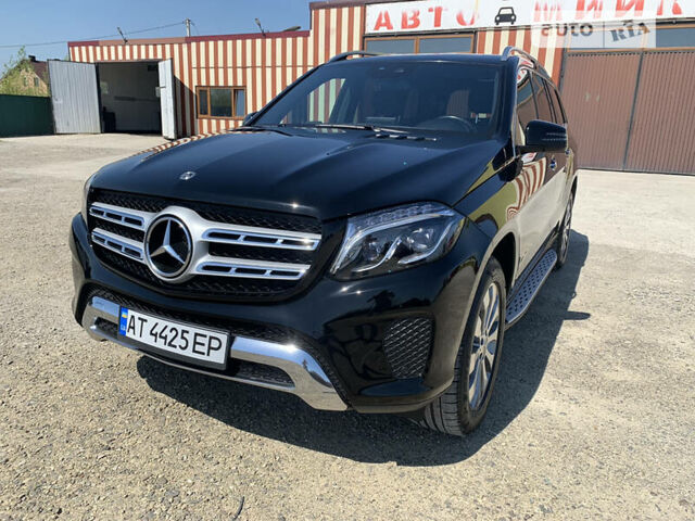 Чорний Мерседес GLS 450, об'ємом двигуна 3 л та пробігом 70 тис. км за 50000 $, фото 1 на Automoto.ua