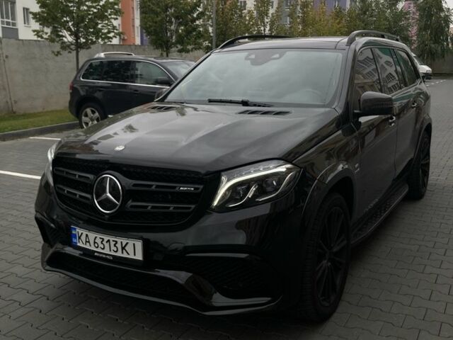 Чорний Мерседес ГЛС 63, об'ємом двигуна 5.5 л та пробігом 107 тис. км за 39000 $, фото 1 на Automoto.ua