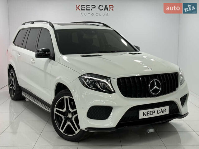 Белый Мерседес ГЛС-Класс, объемом двигателя 2.99 л и пробегом 87 тыс. км за 43500 $, фото 1 на Automoto.ua
