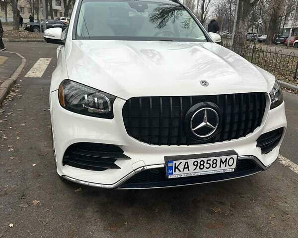 Белый Мерседес ГЛС-Класс, объемом двигателя 3 л и пробегом 89 тыс. км за 65000 $, фото 1 на Automoto.ua