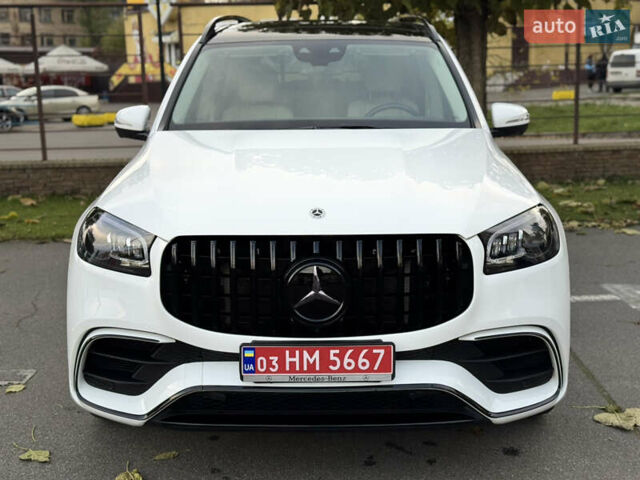 Мерседес ГЛС-Класс 2021 у Києві на Automoto.ua Білий Мерседес ГЛС-Класс, об'ємом двигуна 3 л та пробігом 136 тис. км за 64000 $, фото 1 на Automoto.ua