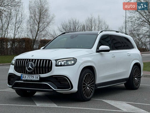 Белый Мерседес ГЛС-Класс, объемом двигателя 3 л и пробегом 103 тыс. км за 77900 $, фото 1 на Automoto.ua