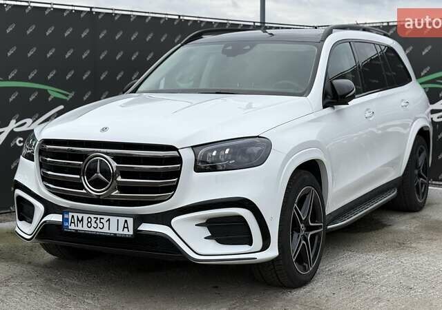 Белый Мерседес ГЛС-Класс, объемом двигателя 2.93 л и пробегом 30 тыс. км за 115000 $, фото 1 на Automoto.ua