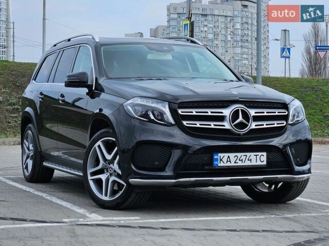 Черный Мерседес ГЛС-Класс, объемом двигателя 3 л и пробегом 83 тыс. км за 44800 $, фото 1 на Automoto.ua
