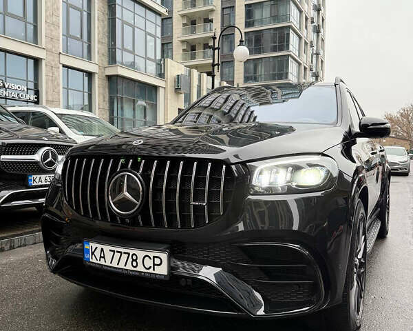 Черный Мерседес ГЛС-Класс, объемом двигателя 3.98 л и пробегом 74 тыс. км за 102900 $, фото 1 на Automoto.ua
