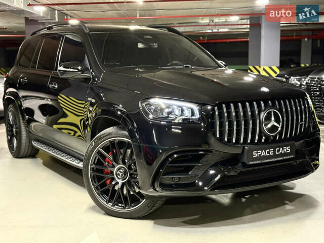 Черный Мерседес ГЛС-Класс, объемом двигателя 3.98 л и пробегом 14 тыс. км за 209900 $, фото 1 на Automoto.ua