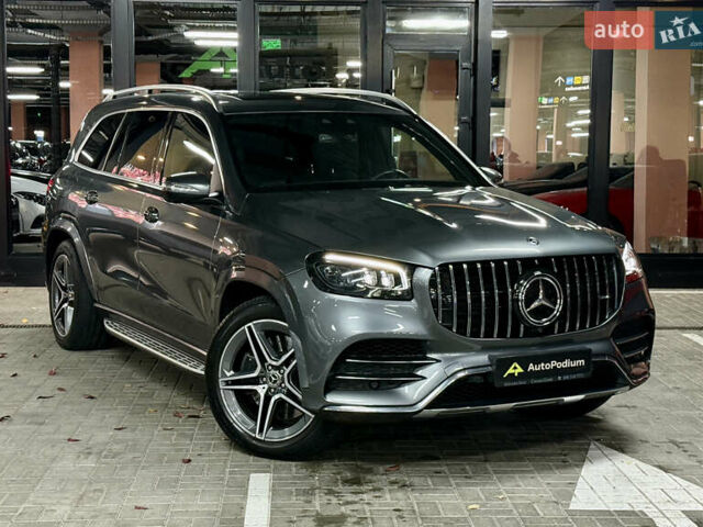 Серый Мерседес ГЛС-Класс, объемом двигателя 2.93 л и пробегом 104 тыс. км за 78500 $, фото 1 на Automoto.ua