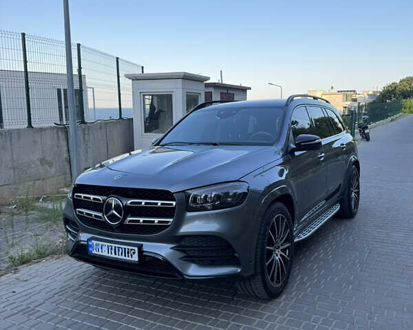 Серый Мерседес ГЛС-Класс, объемом двигателя 3.98 л и пробегом 65 тыс. км за 104999 $, фото 1 на Automoto.ua
