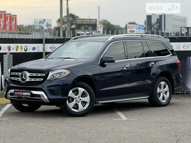 Синий Мерседес ГЛС-Класс, объемом двигателя 3 л и пробегом 158 тыс. км за 27400 $, фото 1 на Automoto.ua