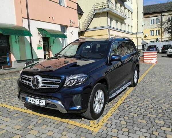 Синій Мерседес ГЛС-Класс, об'ємом двигуна 3 л та пробігом 67 тис. км за 48900 $, фото 1 на Automoto.ua