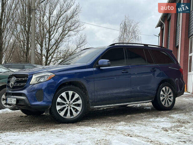 Синій Мерседес ГЛС-Класс, об'ємом двигуна 3 л та пробігом 217 тис. км за 29999 $, фото 1 на Automoto.ua