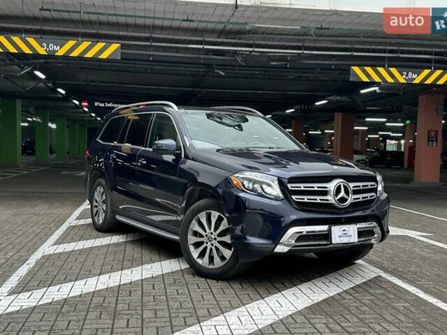 Синий Мерседес ГЛС-Класс, объемом двигателя 3 л и пробегом 86 тыс. км за 44990 $, фото 1 на Automoto.ua