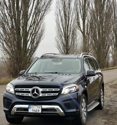 Синий Мерседес ГЛС-Класс, объемом двигателя 3 л и пробегом 126 тыс. км за 33500 $, фото 1 на Automoto.ua