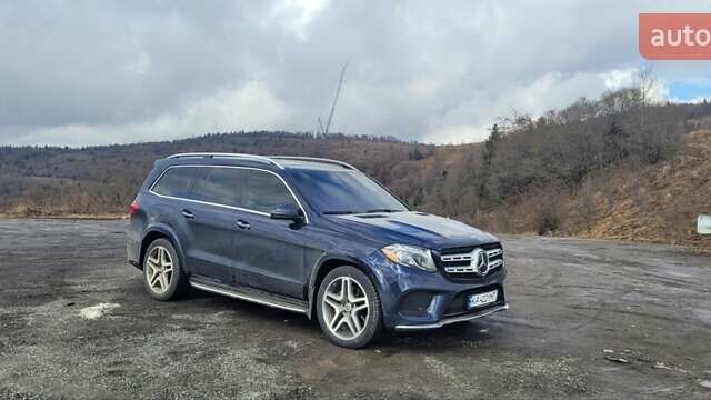 Синій Мерседес ГЛС-Класс, об'ємом двигуна 4.66 л та пробігом 160 тис. км за 47000 $, фото 1 на Automoto.ua